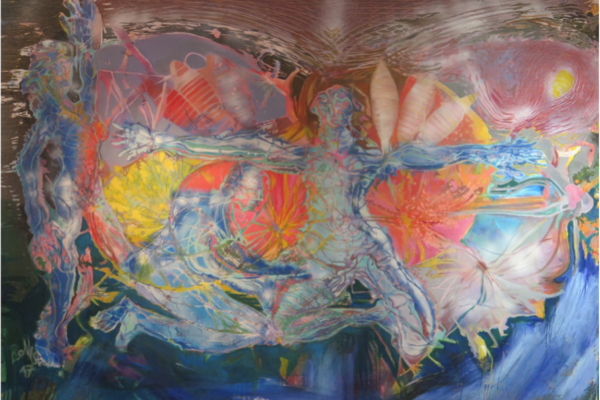 Peinture sur toile acrylique huile 230x140cm 2