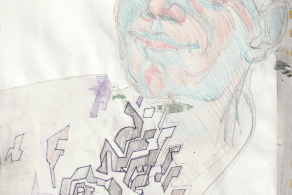 portrait fantaisie crayon de couleur.1