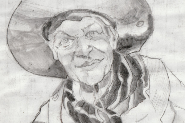 portrait pirate gouachemod