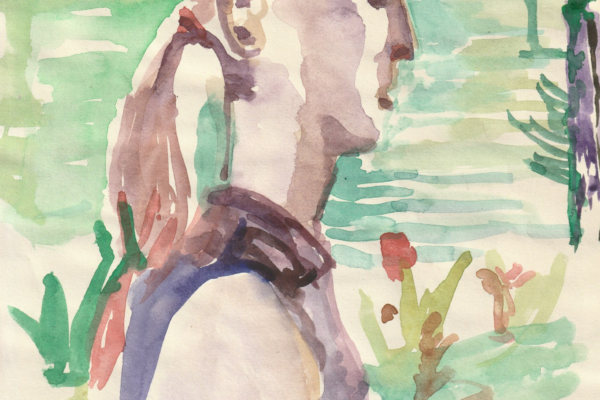 protrait gouache olivia 20ans